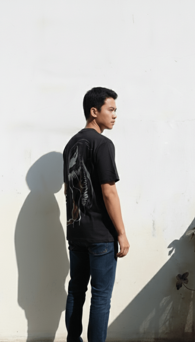 Oversized Drop Shoulder T-Shirt for Effortless Style and Comfort - Rawvein