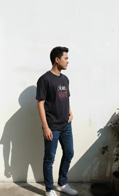 Oversized Drop Shoulder T-Shirt for Effortless Style and Comfort - Rawvein